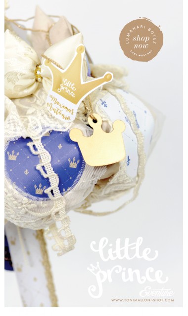 Lumanare de botez pentru baieti cu jucarie de plus Mickey Mouse, 65x4 cm, Royal blue  7